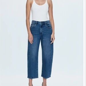 Pistola Eli Ankle Barrel Leg Jeans in Augustus, size 29